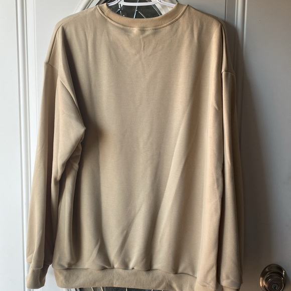 Women Merry Christmas Crewneck Sweatshirt Graphic Shirt Long Sleeve Xmas Size L - Picture 12 of 12